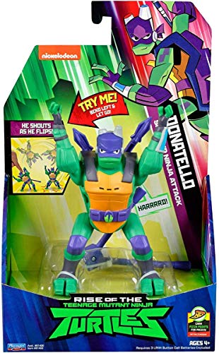 TMNT Teenage Mutant Ninja Turtles Rise of Deluxe Donatello Attack Action Figure