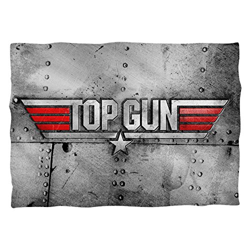 Top Gun 1986 romántico Militar acción Drama película Logo 2 Cara impresión Funda de Almohada