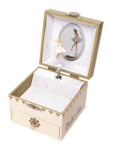 Trousselier, pequeña caja de música con diseño de Ballerina.