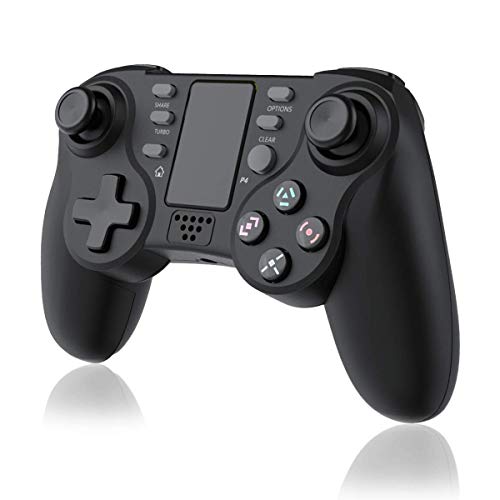 TUTUO Mando para PS4, Wireless Controller de Juego Inalámbrico Bluetooth Joypad Distancia Joystick Gamepad Controledor de Doble vibración Compatibile con PS4/PS4 Slim/ PS4 Pro/PS3