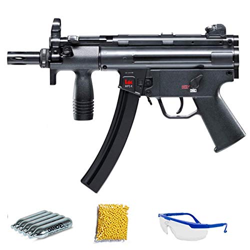 Umarex – Subfusil HK MP5 K-M6 | Subfusil de Airsoft Calibre 6mm (Arma Larga de Aire Suave de Bolas de plástico o PVC). Sistema: CO2 <3,5J