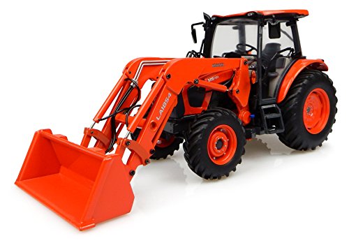 Universal Hobbies - UH 4924 - Tractor - Kubota M5-111 Cargador Frontal con - 1/32 Escala - Naranja