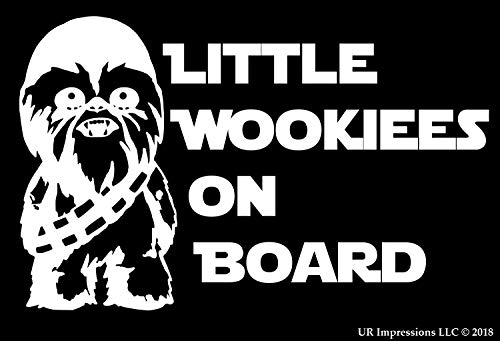 UR Impressions Little Wookiees on Board - Vinilo Adhesivo para Coches, Camiones, Furgonetas, Paredes, Ventanas, Ordenadores portátiles