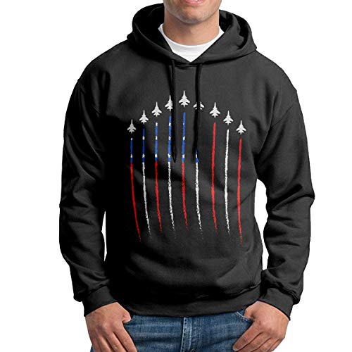 US Air Force American Flag Men's Sweatshirt Pullover Hoodie