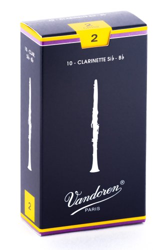 Vandoren CR102 - Caja de 10 cañas tradicional n.2 para clarinete