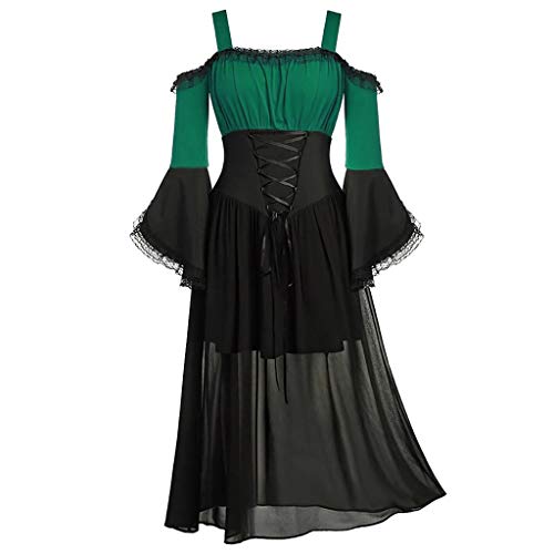 Vestidos Medievales para Mujer Vestido Medieval Mujer Vestidos Manga Larga Disfraz Princesa niña Vestidos Invierno Mujer Vestidos de Mujer Vestidos Blancos Disfraz Adulto Disfraz Gotica Disfraz