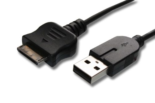vhbw Cable USB compatible con Sony Playstation Portable Go PSP-N1000, PSP-N1001, PSP-N1002 -2 en 1: cable de datos/cable de carga 1,2m