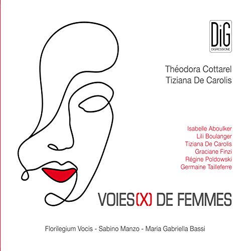 Voies(x) de femmes. Pièces pour voix et piano de compositrices. Cottarel, De Carolis, Manzo, Bassi.