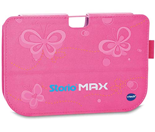 VTech - Funda Folio de plástico para Tablet Storio MAX, Color Rosa (80-218559)