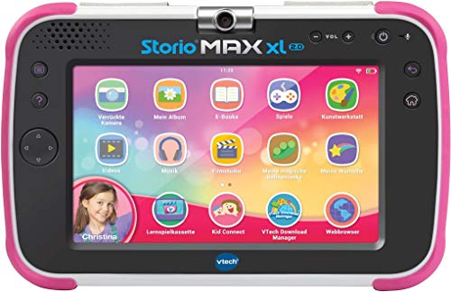 VTech Storio MAX XL 2.0 - Electrónica para niños (Kids tablet, Rosa, 4 año(s), Chica, 9 año(s), 17,8 cm (7"), aleman)