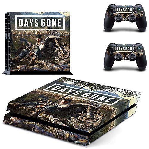 WANGPENG Days Gone Ps4 Skin Sticker para Sony Playstation 4 Consola y Controlador para Ps4 Skin Sticker Decal