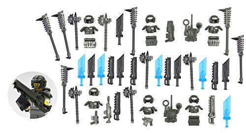 Warhammer 40K. Armadura y Armas de la Guardia Imperial compatibles con la Figura de los Legos.
