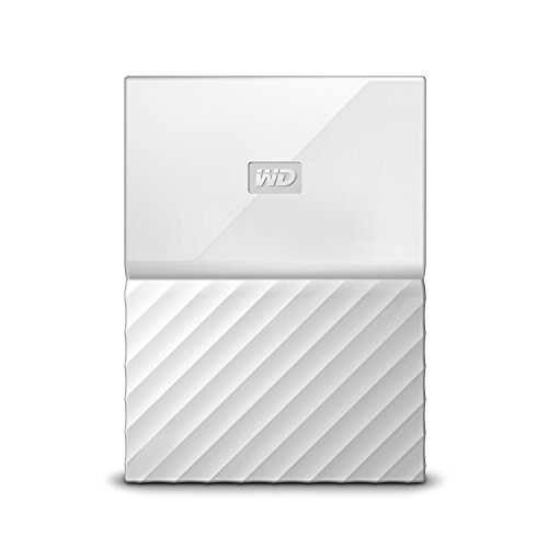 Western Digital My Passport - Disco Duro Externo portátil de 2 TB (2.5", USB 3.0), Acabado estandar, Color Blanco