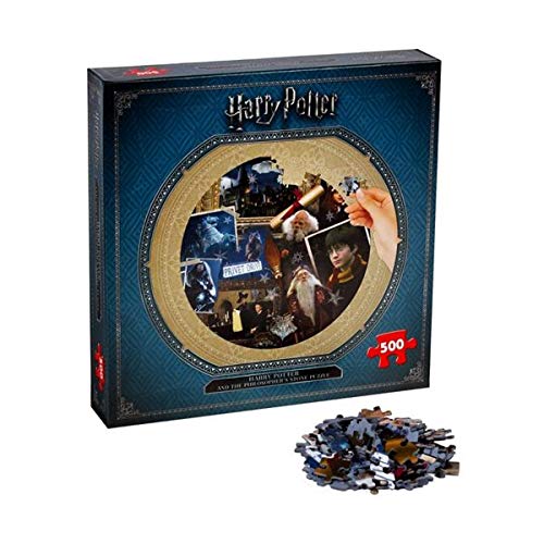 Winning Moves Puzzle 500 Piezas Harry Potter y la Piedra Filosofal, Multicolor (002480)