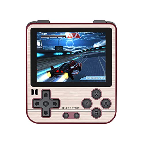WLPTION Consola de Juegos portátil RG280V, Reproductor de Juegos Retro, Pantalla IPS de 2,8 Pulgadas, Reproductor de música y vídeo, Regalo de cumpleaños para niños y Adultos