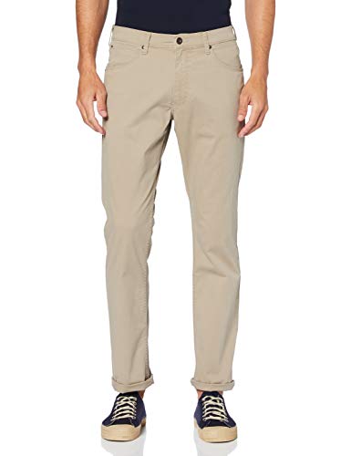 Wrangler Authentic Regular Pantalones, Caqui, 32W / 34L para Hombre