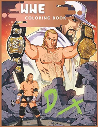 wwe: Coloring Book for Kids and Adults with Fun, Easy, and Relaxing