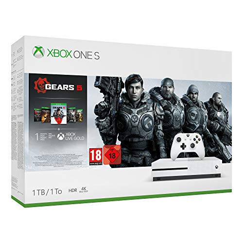 Xbox One S 1TB Console - Gears 5 Bundle [Importación inglesa]