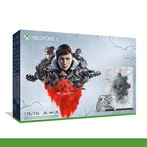 Xbox One X - Bundle Gears of War 5 Ultimate Edition - Inclusi Gears of War 2, 3, 4 + 1 Mese Live Gold + 1 Mese Gamepass - Limited Edition [Importación italiana]
