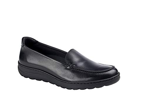 Zapato Mujer Uniformes en Piel Color Negro, Marca DIAN - dinamic-27 (40 EU, Negro)