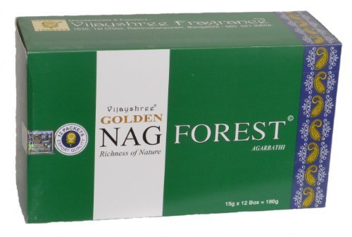 180 gms Box of GOLDEN NAG FOREST Agarbathi Incense Sticks - in stock and shipped by Busy Bits by Golden Nag