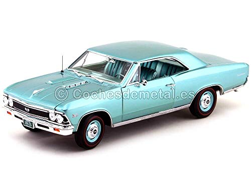 1966 Chevrolet Chevelle SS 396 Turquoise Auto World AMM1066