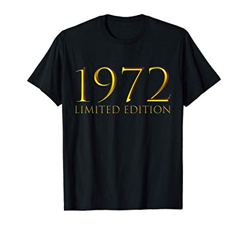 48 Años Cumpleaños Hombre Mujer Regalo Deco Divertido 1972 Camiseta