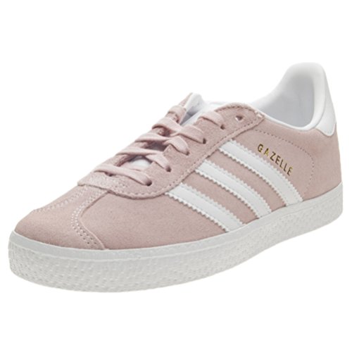 Adidas Gazelle C, Zapatillas de Running Unisex Niños, Multicolor (Ice Pink F17/Ftwr White/Gold Met. By9548), 34 EU