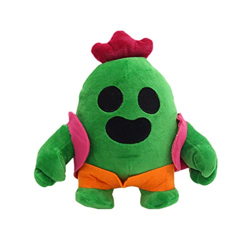 ADIUMA Woqook 20cm Cactus Plush Doll Cactus para niños Juguete de Peluche Anime Juego Spike Modelo