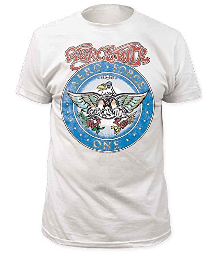 Aerosmith Aero Force Herren Weiß Camiseta de manga corta