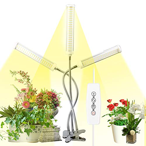 AQOTER Lámpara de Plantas 150W, 315 Leds Planta de luz para Plantas de Interior, Full Spectrum LED Lámpara de Crecimiento de Planta, Grow Light Grow Lamp Lámpara de Cultivo, 3 Modos de Iluminación