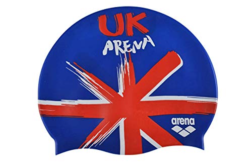ARENA Flags - Auriculares de natación Unisex para Adulto, Azul (United Kingdom), Talla única