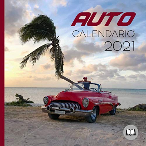 Auto calendario 2021: Calendario y libreta "Folleto", regalo original
