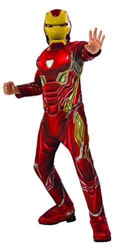 Avengers - Disfraz oficial de Iron Man Deluxe para niños, Infinity War, 5-7 años (641056-M)