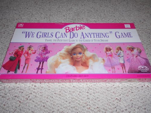 Barbie 1991 We Girls Can Do Anything Doll Game by
