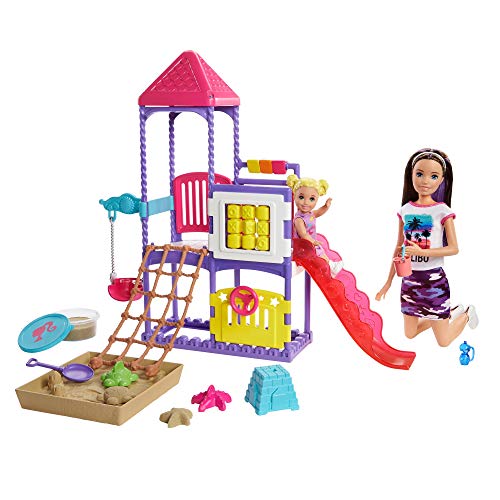 Barbie - Skipper Canguro, Vamos al Parque, Muñecas con accesorios (Mattel GHV89)