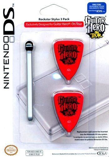 BD&A - Pack de 3 lápices para Guitar Hero para Nintendo DS Lite