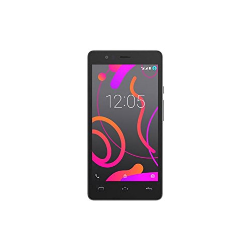BQ Aquaris E5s - Smartphone de 5 pulgadas (Wi-Fi, Bluetooth 4.0, GPS, Qualcomm Snapdragon 412 Quad Core 1,4 GHz, 16 GB memoria interna, 2 GB RAM, Android 5.1.1 Lollipop), blanco y negro