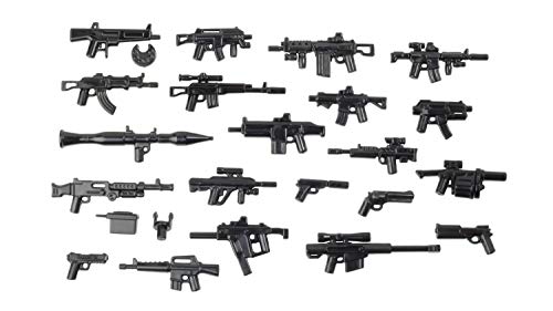 BrickArms Battle Royale Armonpack, 21 pistolas personalizadas para minifgures LEGO®