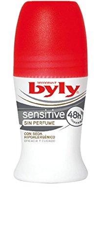 Byly - Sensitive sin perfume - Desodorante con seda hipoalergénico - 50 ml