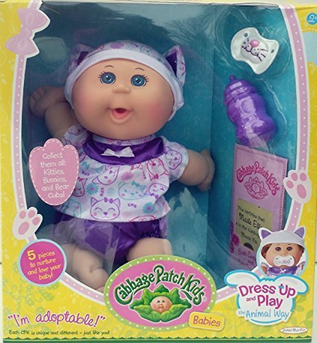 Cabbage Patch Kids Babies Dress Up & Play the Animal Way ~ Kitty Cat by Jakks Pacific