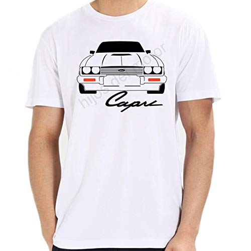 Camiseta Ford Capri (Blanco, L)
