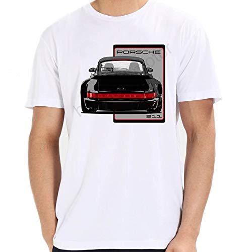 Camiseta Porsche 911 (Blanco, M)