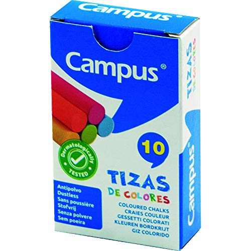 Campus Tizas de colores Surtidas, Cajas de 10