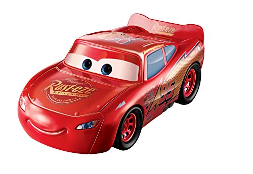 Cars Supertransformación Vehículo Rayo McQueen, coche de juguete (Mattel FCW04)