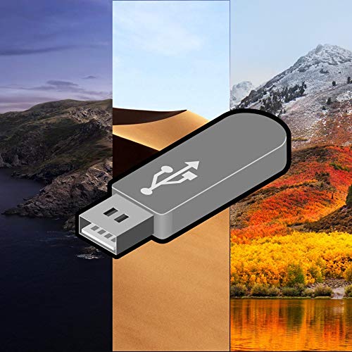 Catalina 10.15, Movaje 10.14 and High Sierra 10.13 OS X 3 in 1 Bootable USB