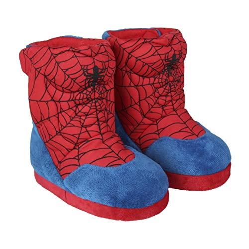 Cerdá Zapatillas De Casa Bota Spiderman, Rojo (Rojo C06), 27/28 EU