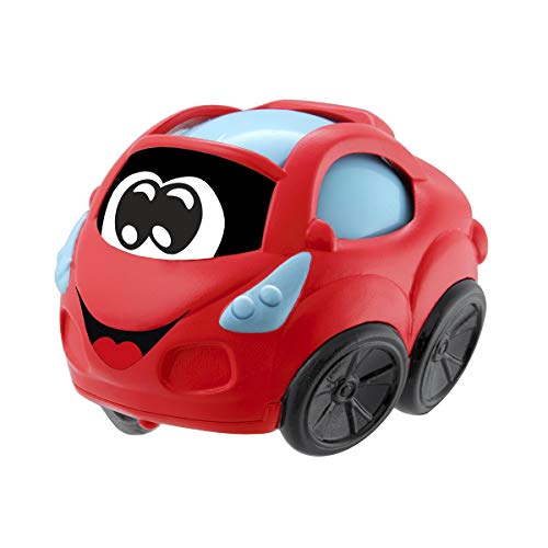 Chicco Turbo Ball - Coche de juguete especial bebés, con bola en interior, color rojo