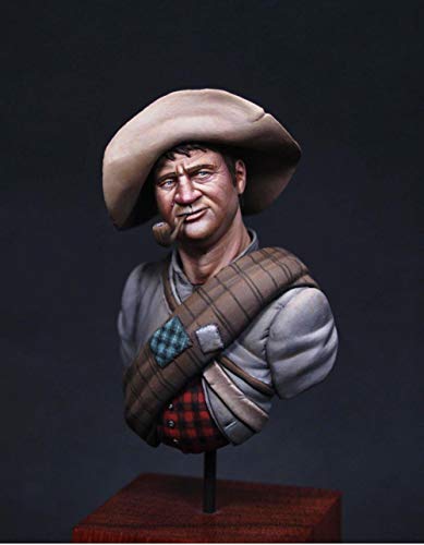 CHOUDOUFU Estatua Escultura Adorno Kit Sin Pintar   1/12   Soldado Confederado De La Guerra Civil Americana Busto     Figura Histórico   Kit De Resina Modelo En Miniatura