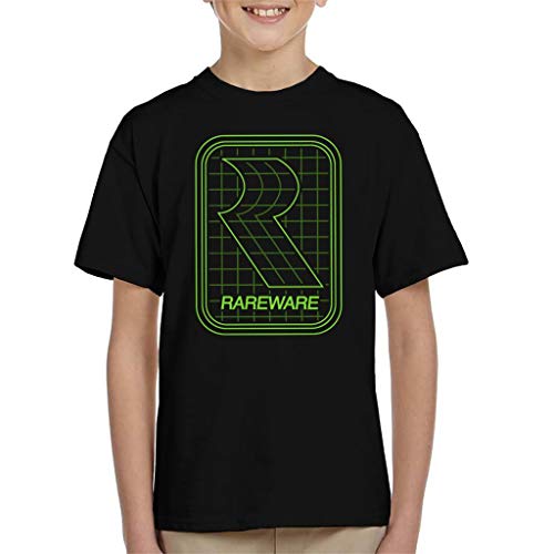 Cloud City 7 Rareware Green Wireframe Kid's T-Shirt
